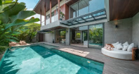 The Residences Double-Height Living Space