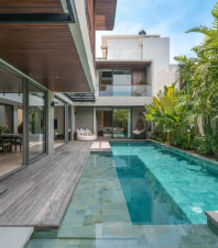 The Residences Double-Height Living Space