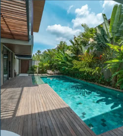 The Residences Double-Height Living Space